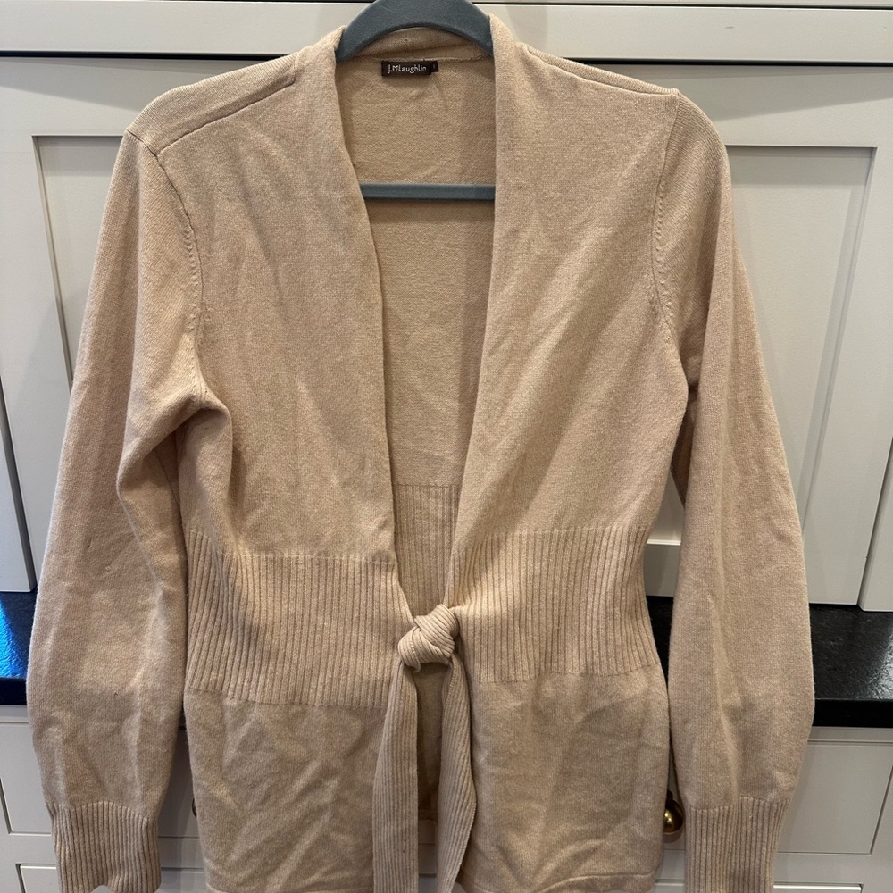 Women's Tan Cashmere Sweater